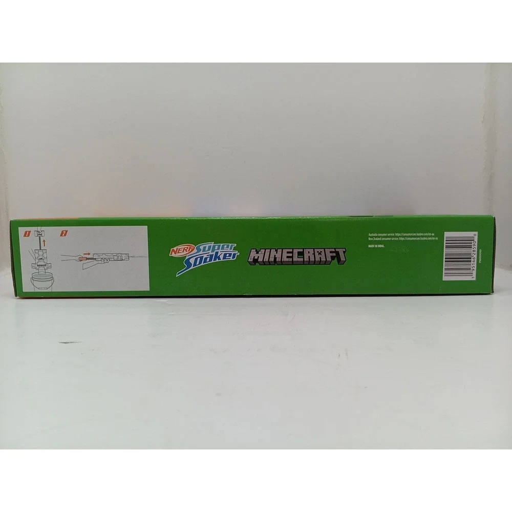 Perfect Minecraft Turtle Super Water Blaster Brand New Sealed